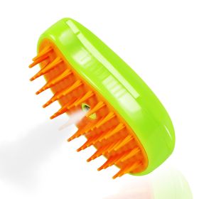 Cat Steam Brush For Shedding - 3 In 1 Pet Steam Brush For Cat And Dog, Rechargeable Steamy Cat Water Brush, Spritz Defur Comb For Cats, Steamer B (Option: Green)